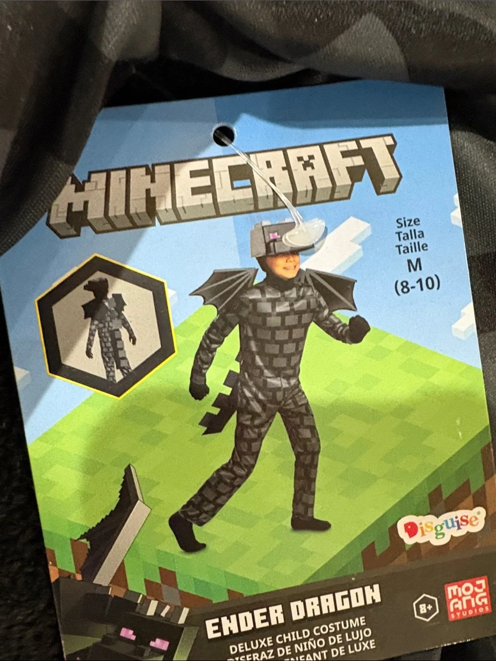Minecraft costume  Two  One is size 10-12 new  Second one is 8-10 new